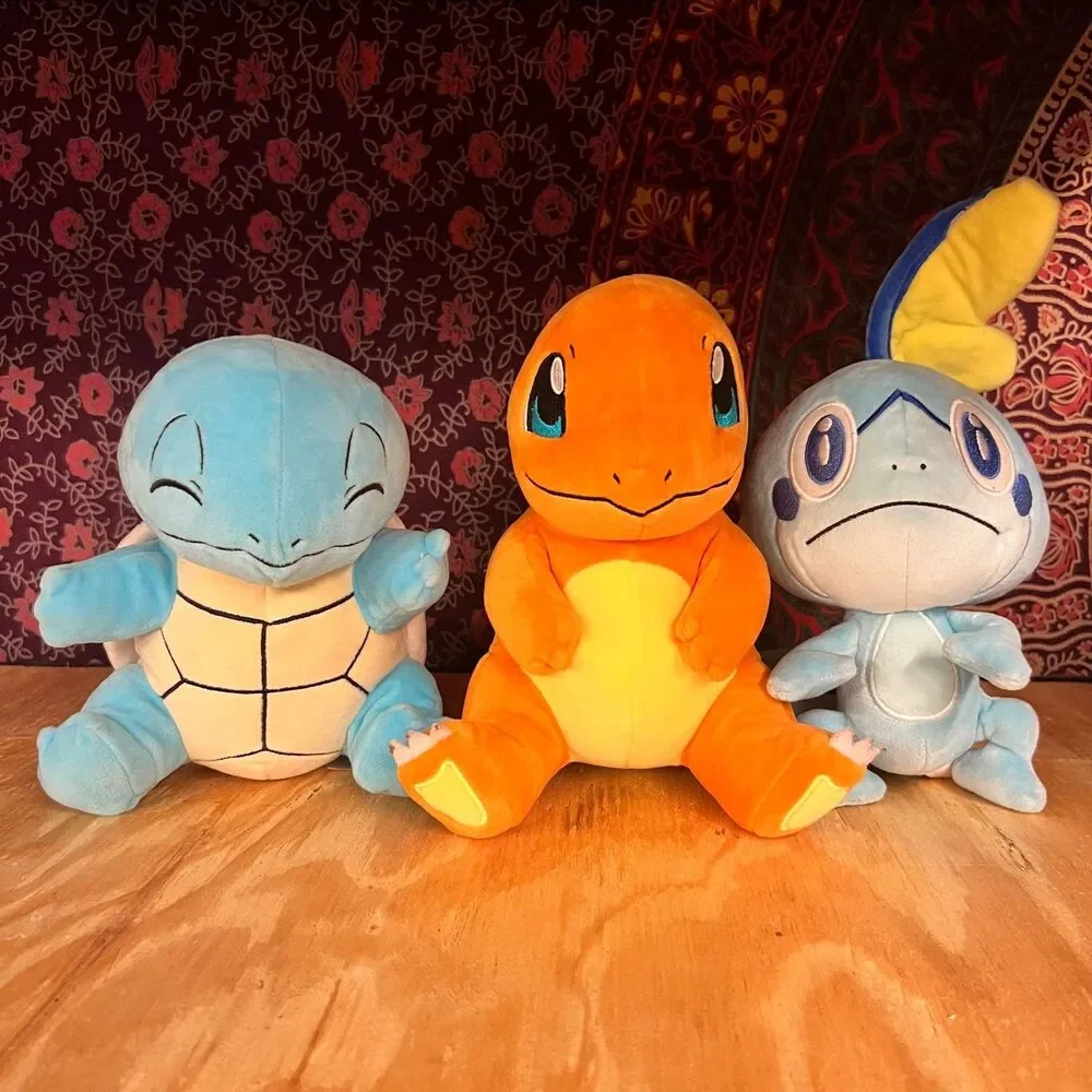 Pokémon Plush Lot Charmander Squirtle Sobble Official WCT Stuffed Animals 2020
